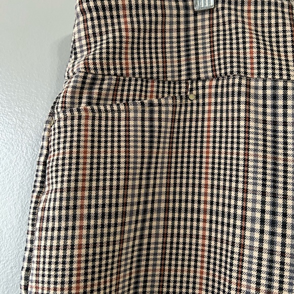 Atyre size 20W pull on crop ankle tapered, leg pants brown, and black‎ plaid - Picture 8 of 9
